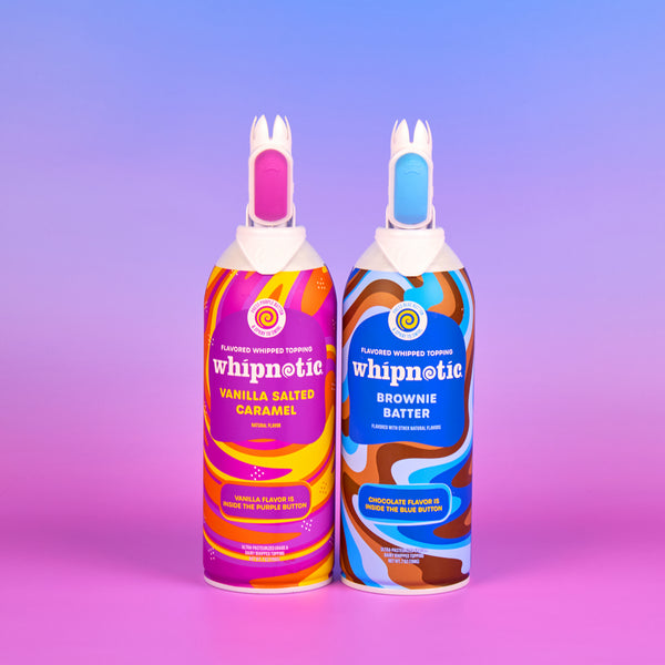 CLASSIC SWIRL: Vanilla Salted Caramel + Brownie Batter (2 PACK)